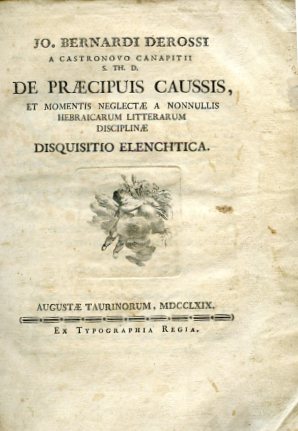 De Praecipuis Caussis, et momentis neglectae a nonnullis hebraicarum litterarum …