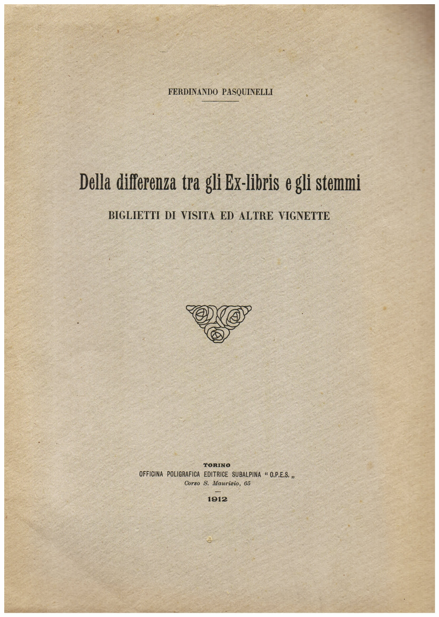 Della differenza tra gli Ex - libris e gli stemmi …