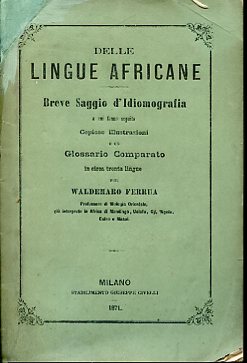 Delle lingue africane. Breve Saggio d'Idiomografia a cui fanno seguito …
