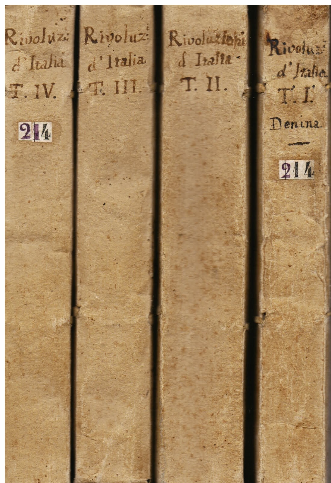 Delle Rivoluzioni d' Italia. Libri ventiquattro. Edizione seconda veneta