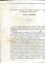 Détermination de l'âge de l'embryon humain par l'examen de l'évolution …