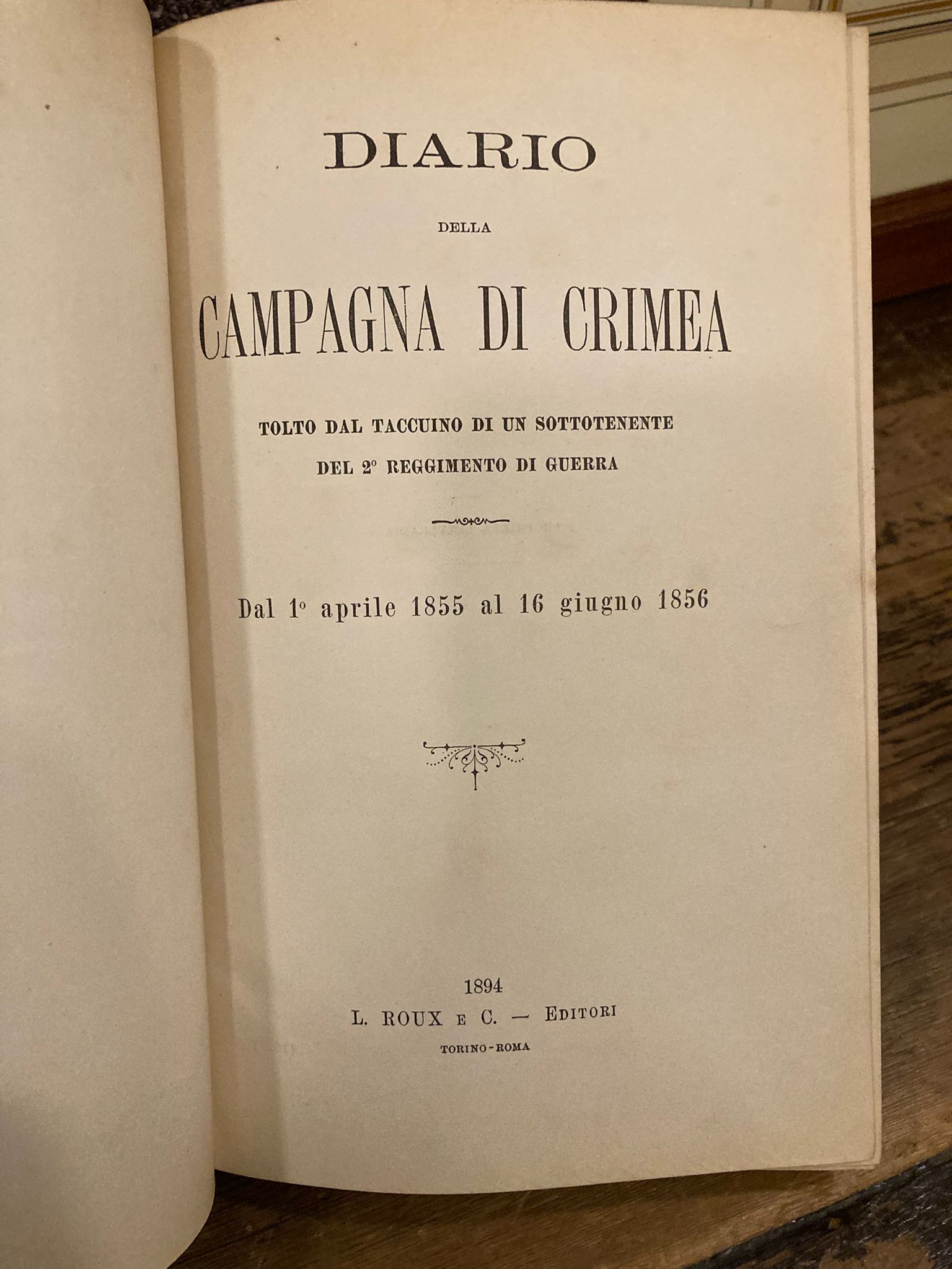 Diario della Campagna di Crimea tolto dal taccuino di un …