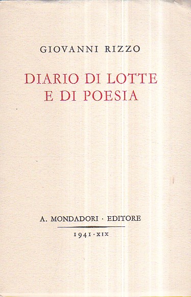 Diario di lotte e di poesia