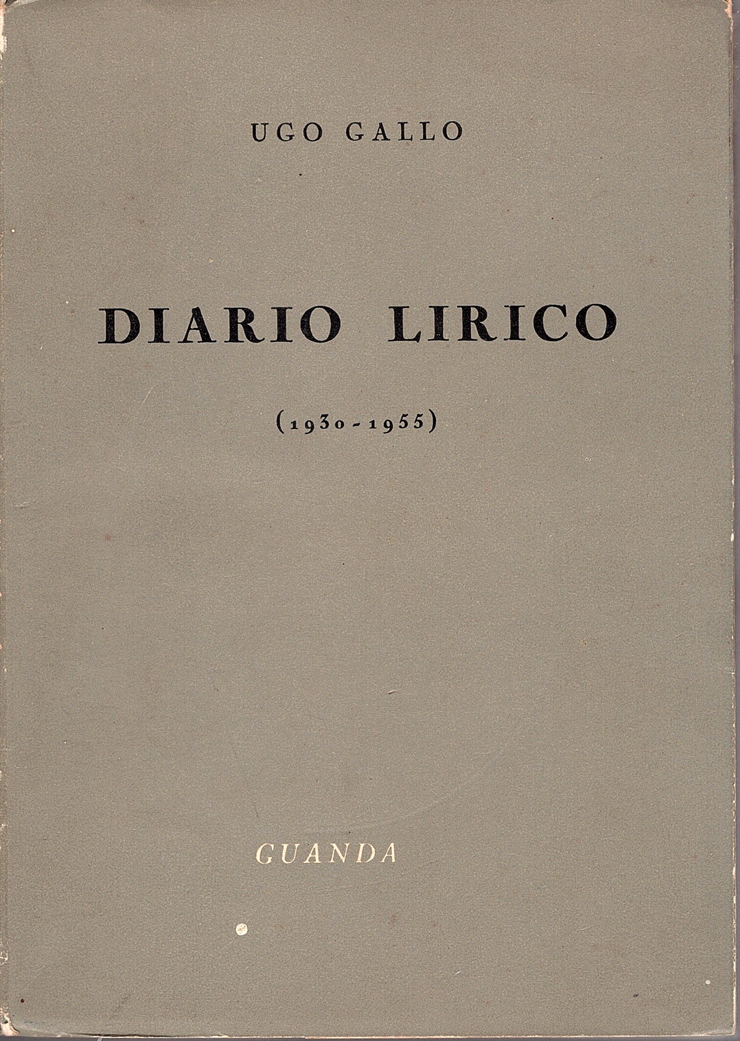 Diario lirico (1930-1955)