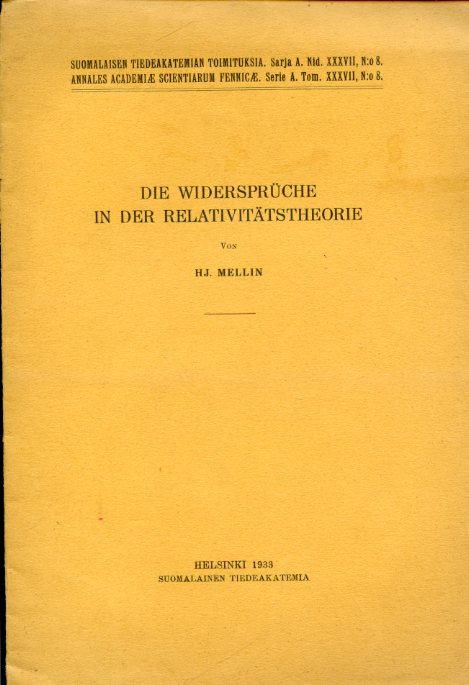 Die Widersprüche in der Relativitätstheorie