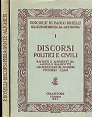 Discorsi politici e civili raccolti e annotati da Angelo Biancotti …