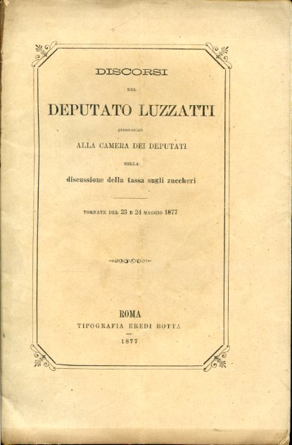 Discorsi pronunziati alla Camera dei Deputati nella discussione della tassa …