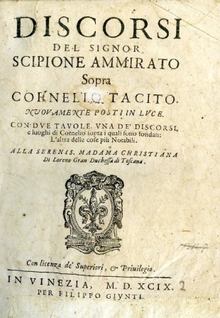 Discorsi sopra Cornelio Tacito nuovamente posti in luce. Con due …