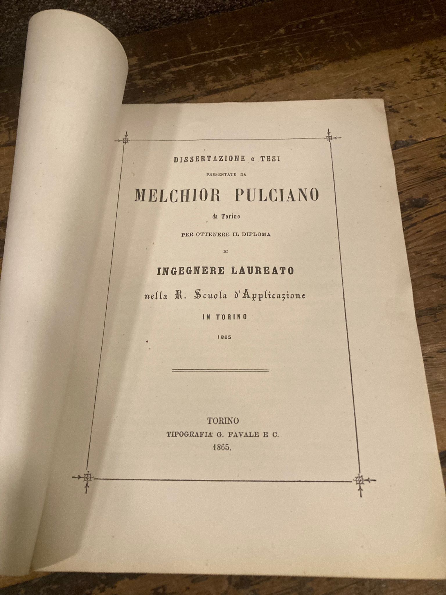 Dissertazione DELLA TRAZIONE SULLE STRADE FERRATE e tesi presentate da …
