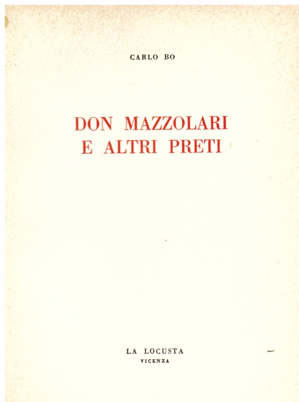 Don Mazzolari e altri preti