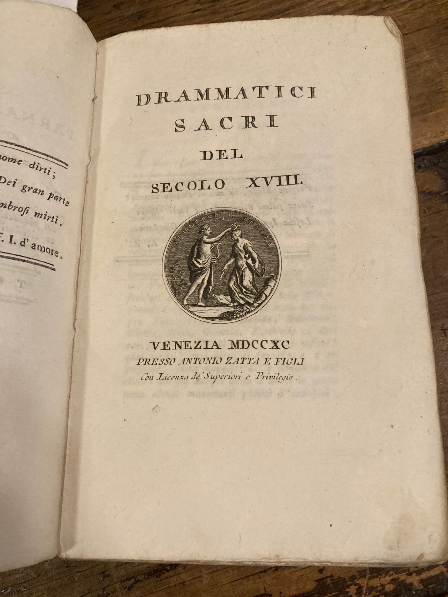 Drammatici sacri del Secolo XVIII