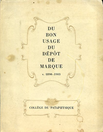 Du bon usage du dépôt de marque. V. 1890 - …