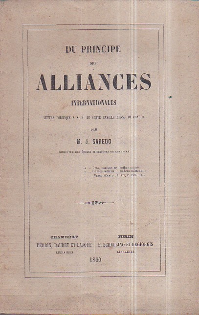 Du principe des alliances internationales. Lettre politique a S. E. …