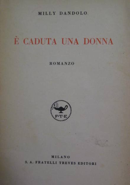 È caduta una donna. Romanzo