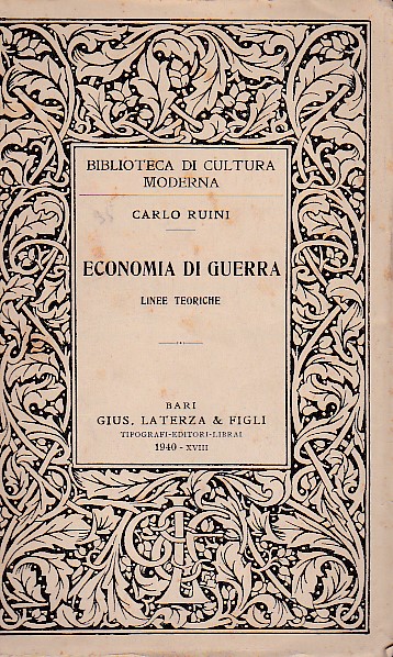 Economia di guerra (linee teoriche)