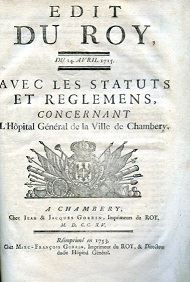 Edit du Roy, du 14 Avril 1715. Avec les Statuts …