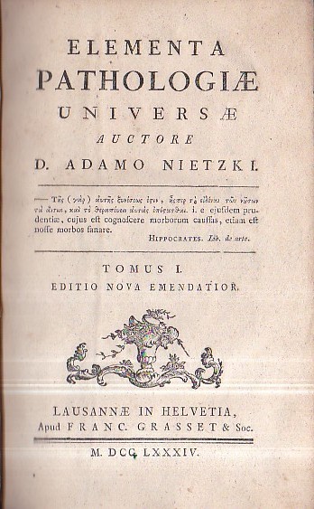 Elementa Pathologiae Universae. Editio nova emendatior