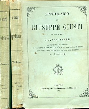 Epistolario ordinato da Giovanni Frassi. Contenente 407 lettere e preceduto …
