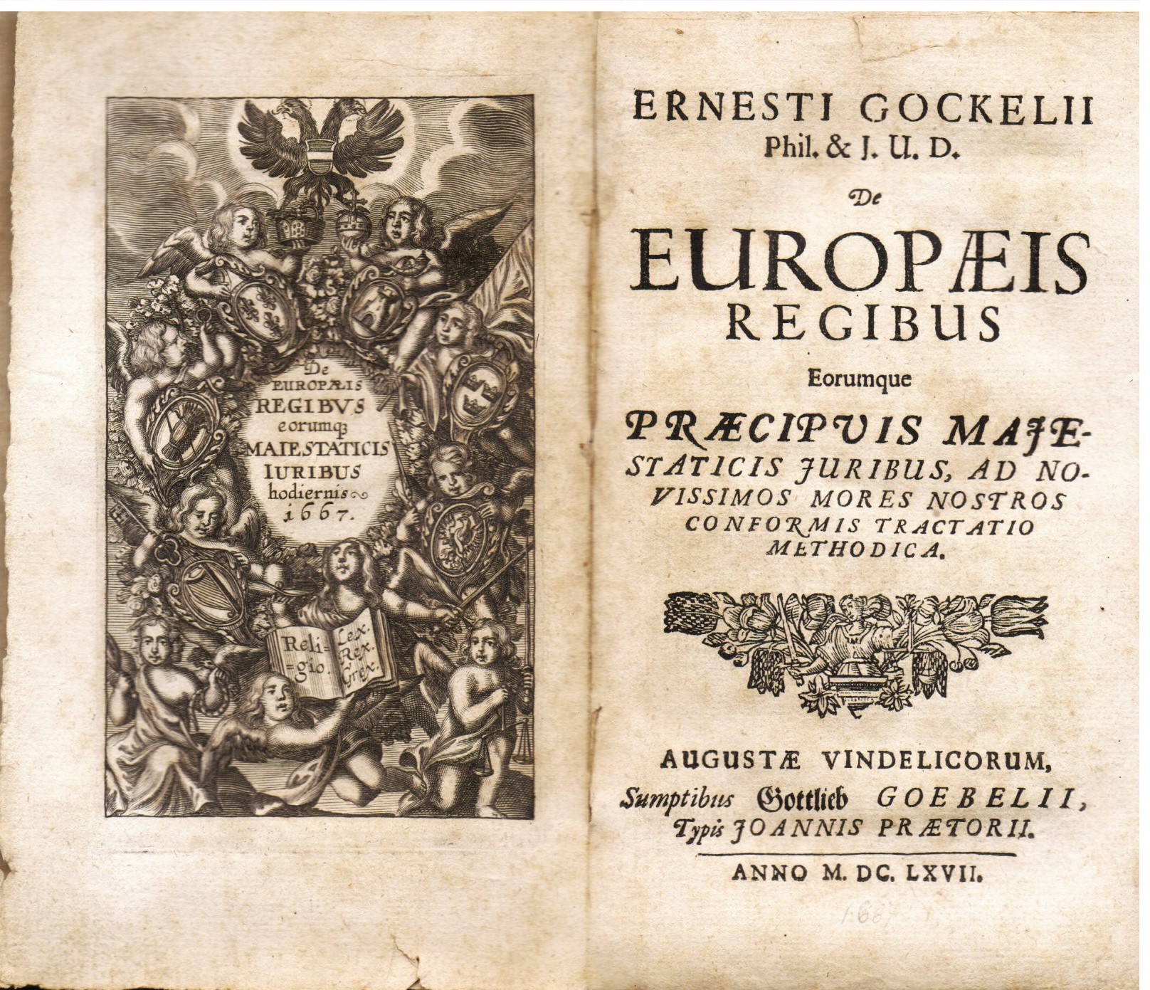 Ernesti Gockelij Phil. & I. D. De Europaeis regibus eorumque …