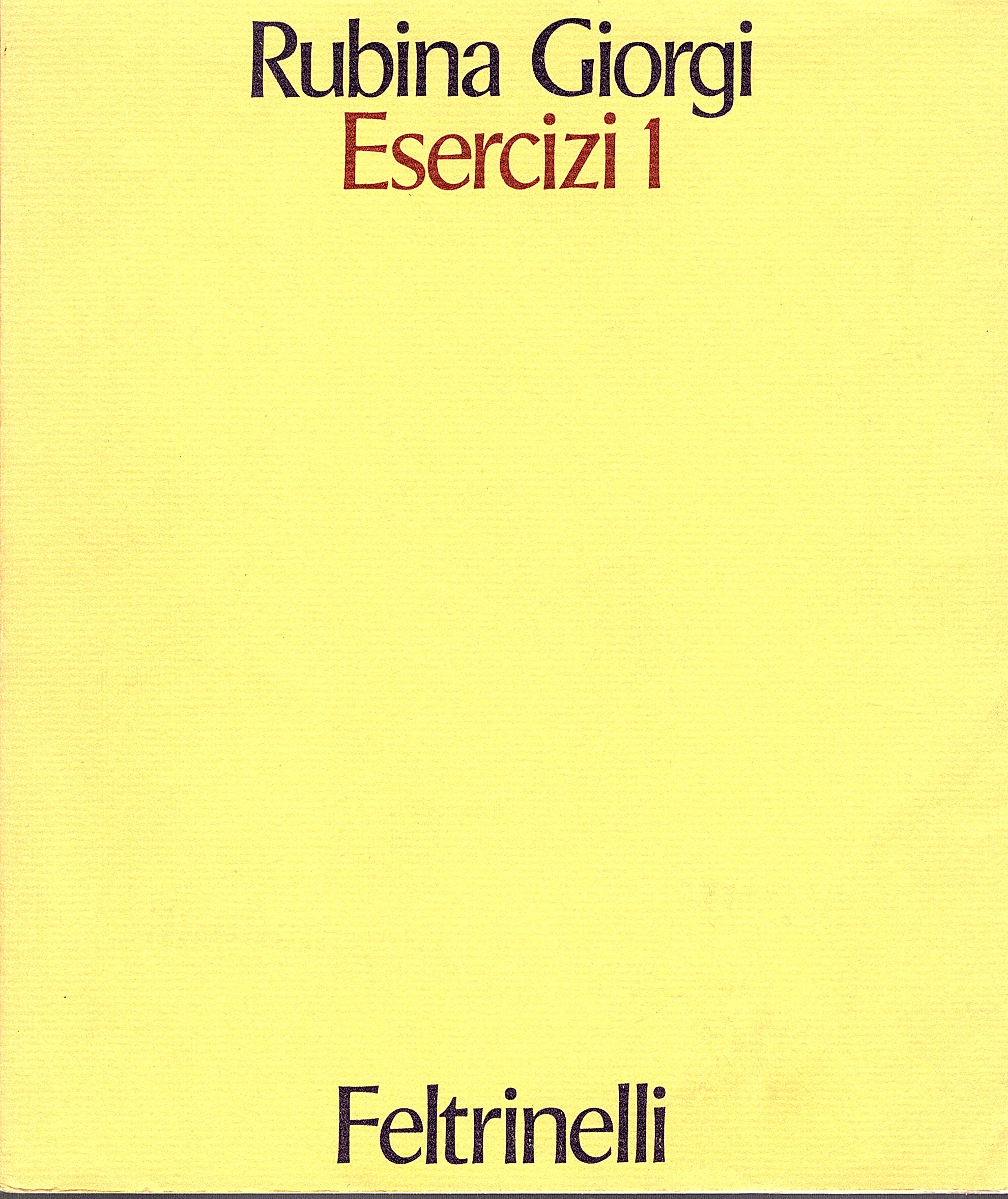 Esercizi 1