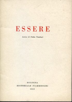 Essere. Lirica