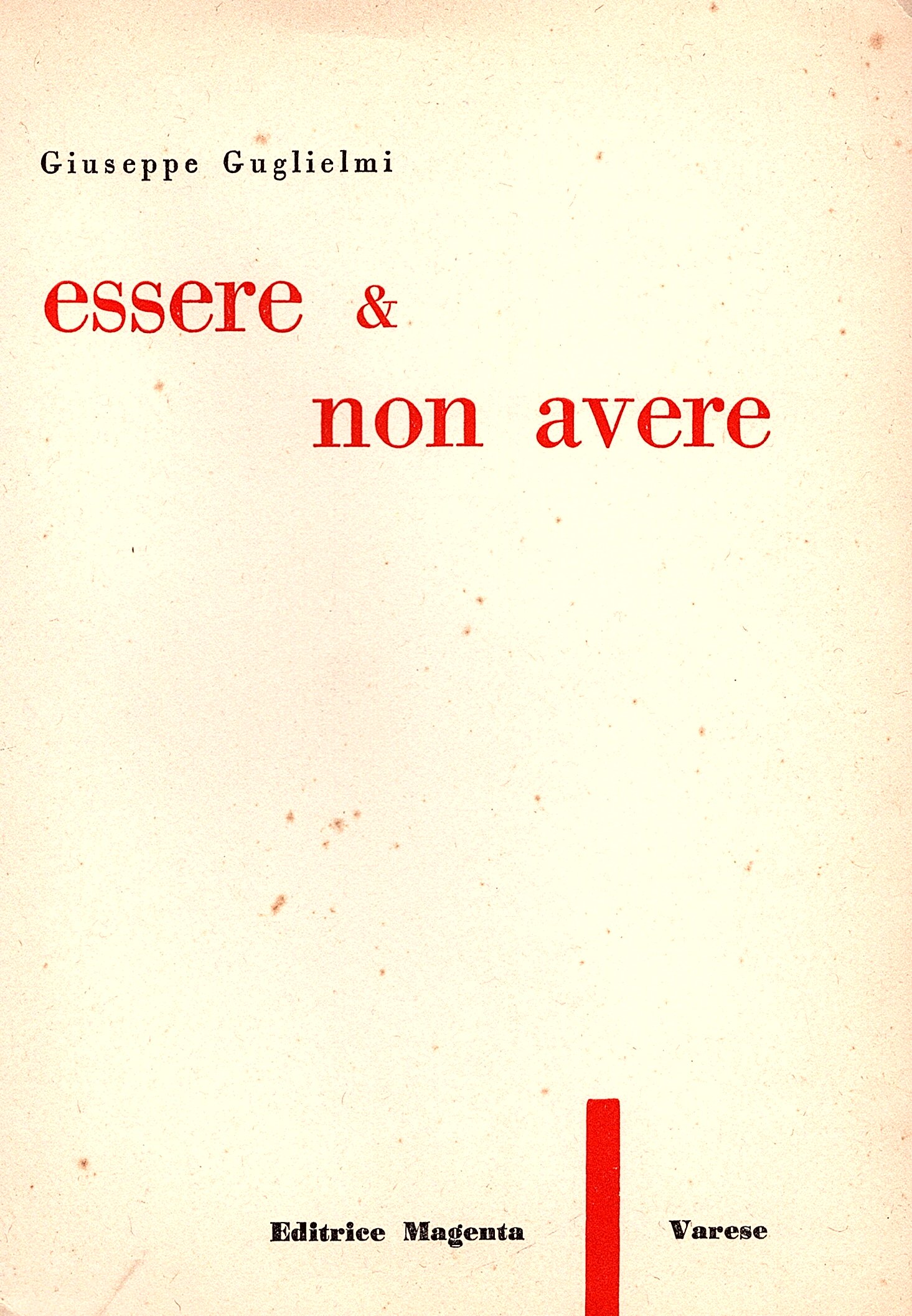 Essere & Non avere