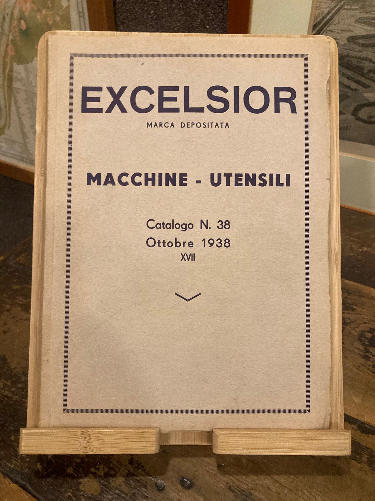 'Excelsior' Marca Depositata. Macchine - Utensili Catalogo n. 38 - …