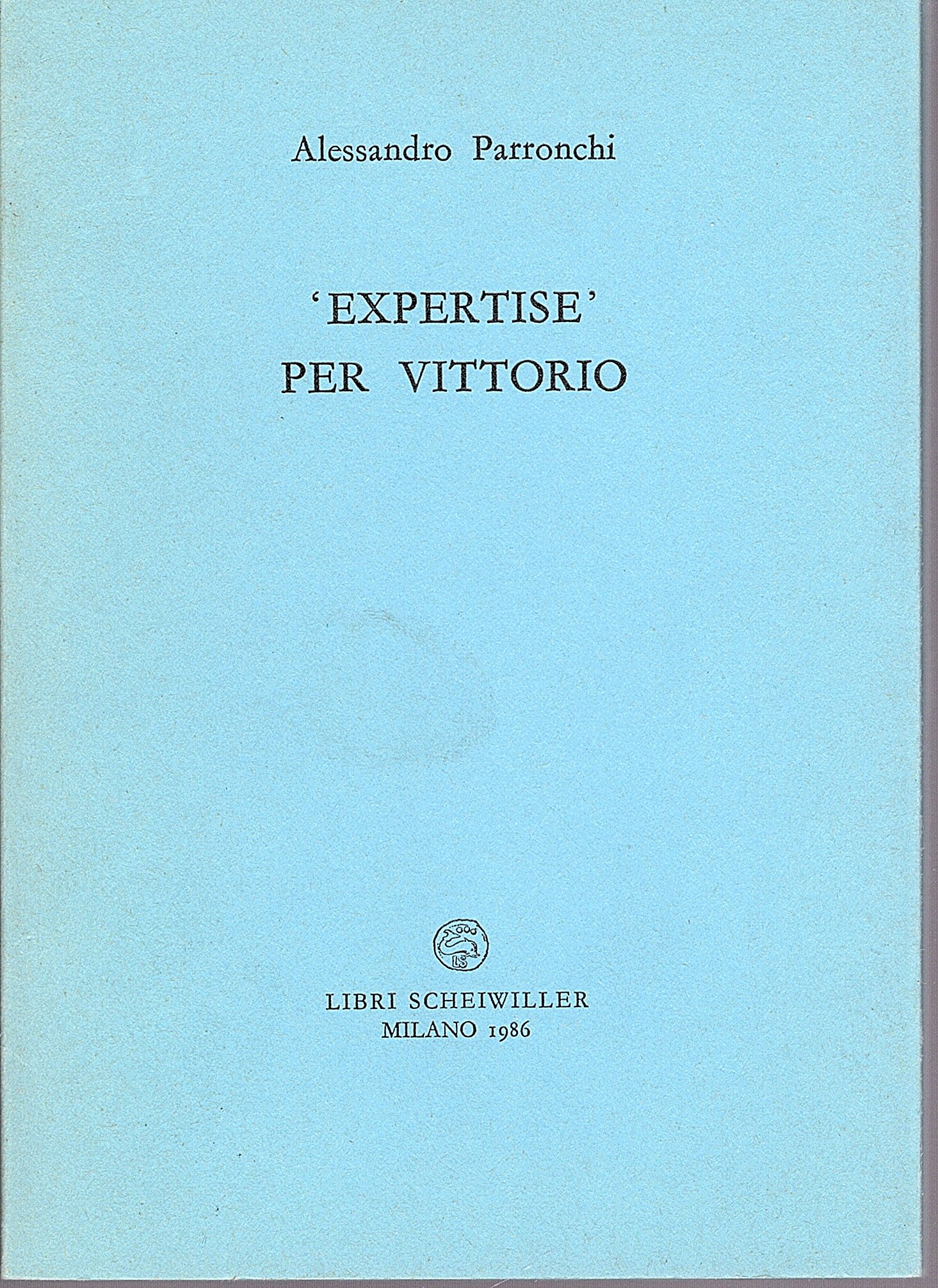 'Expertise' per Vittorio