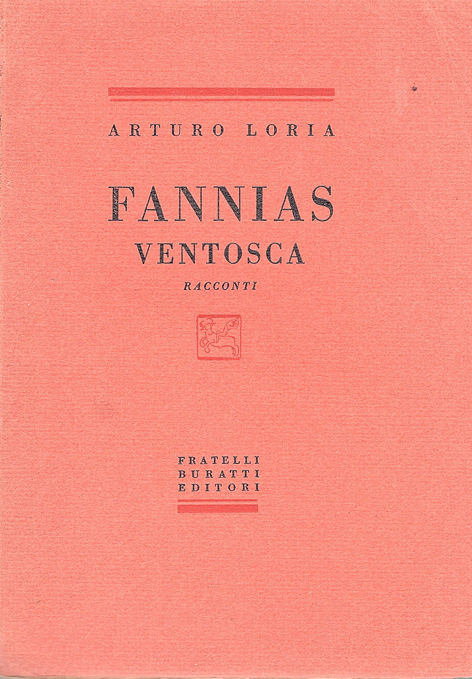 Fannias Ventosca. Racconti