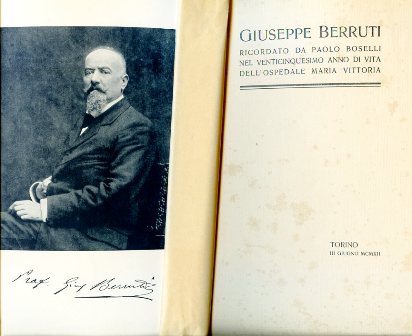 Giuseppe Berruti ricordato da Paolo Boselli nel venticinquesimo anno di …