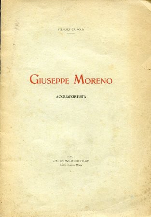 Giuseppe Moreno acquafortista