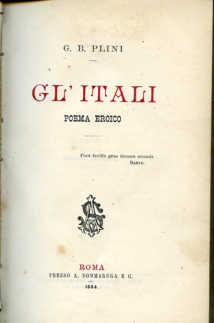 Gl'Itali. Poema eroico
