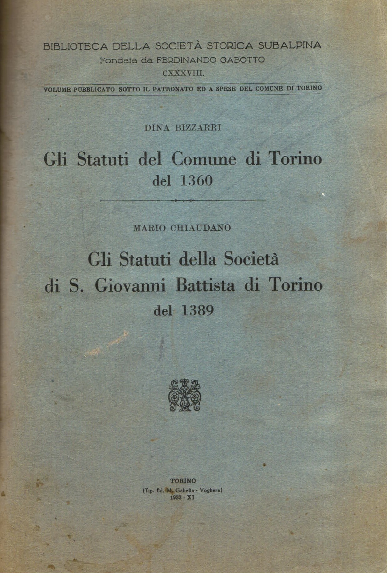 Gli Statuti del Comune di Torino del 1360 - Gli …