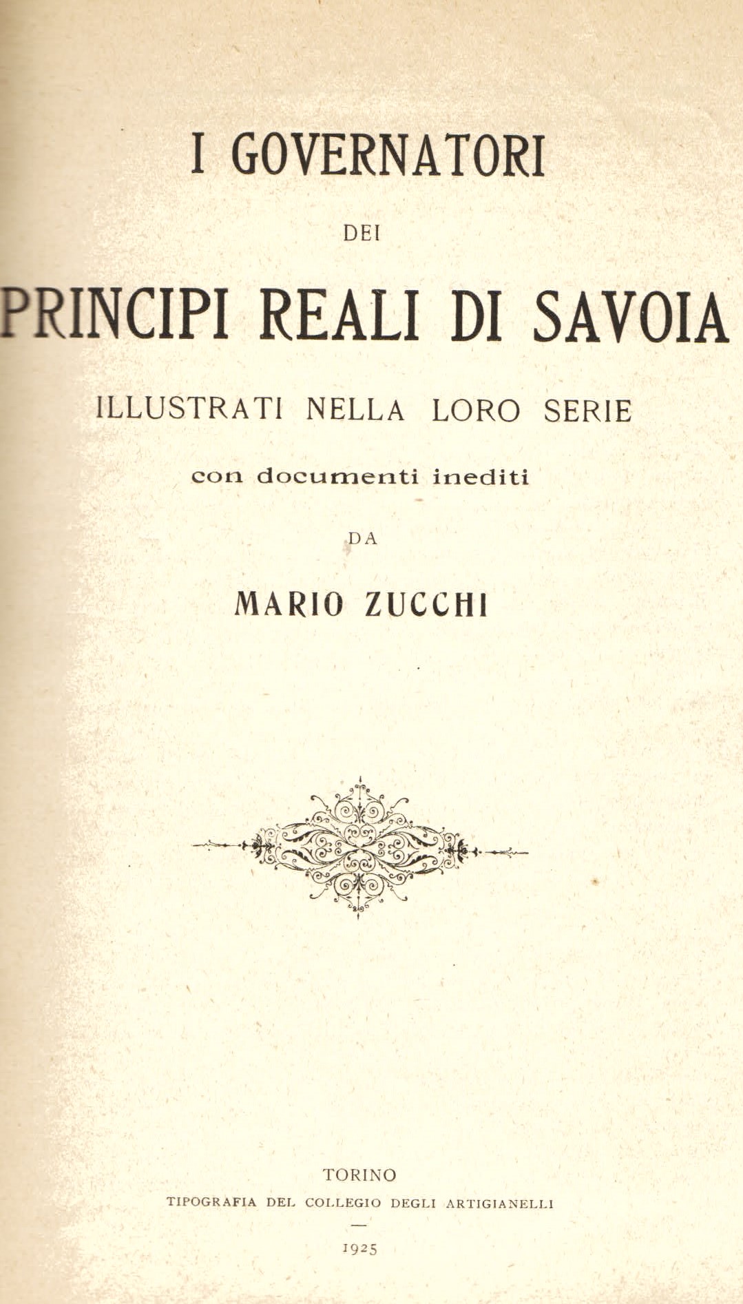 I governatori dei Principi Reali di Savoia illustrati nella loro …