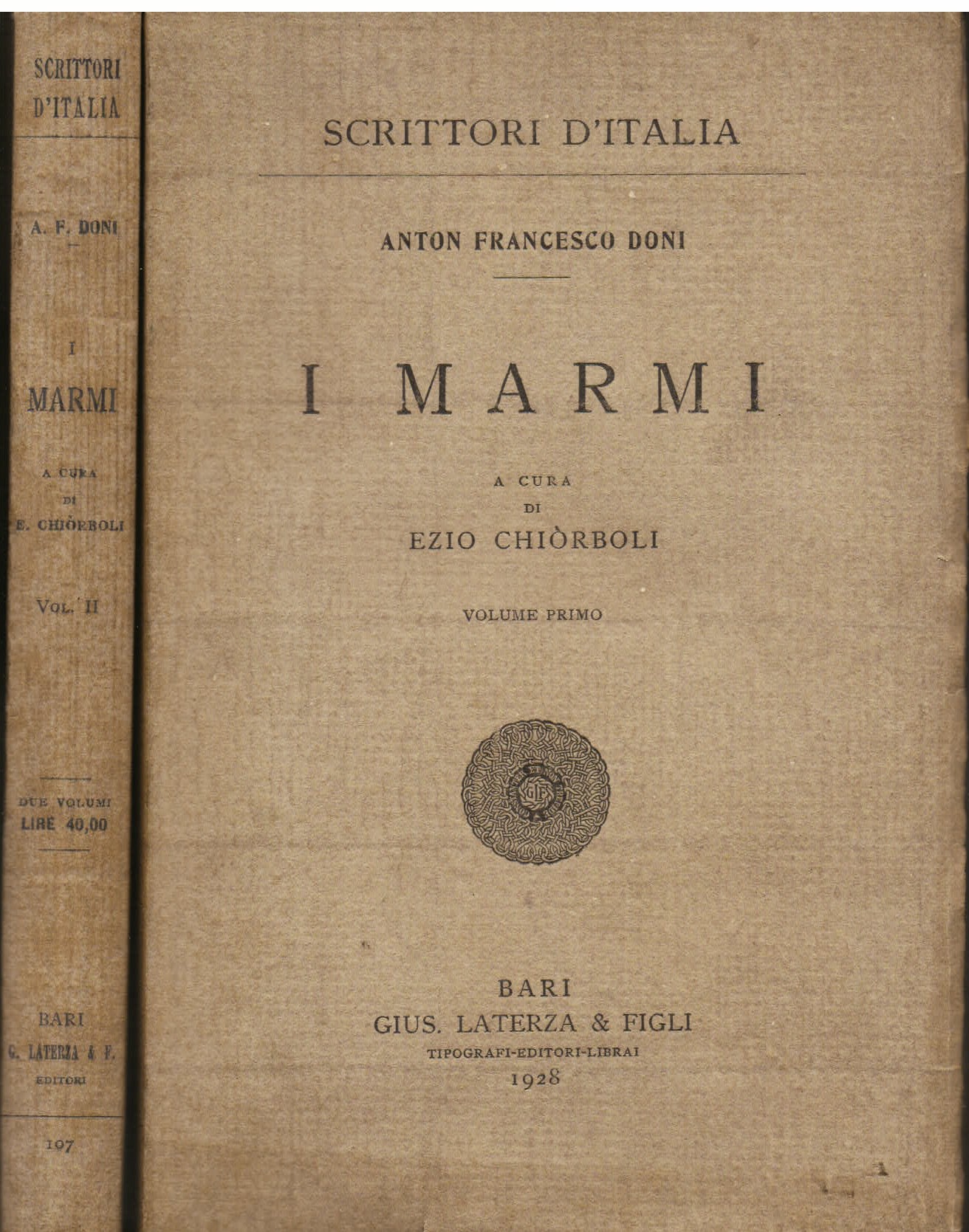 I Marmi. A cura di Ezio Chiòrboli