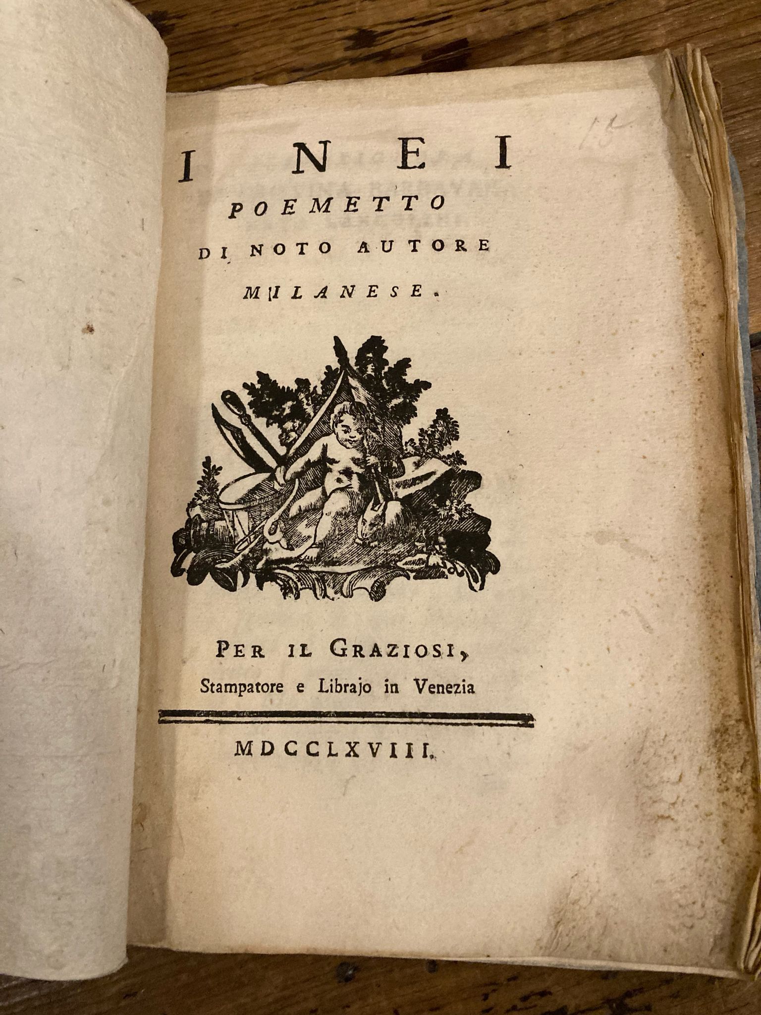 I nei. Poemetto del noto autore milanese