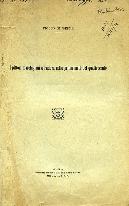 I pittori marchigiani a Padova nella prima metà del Quattrocento