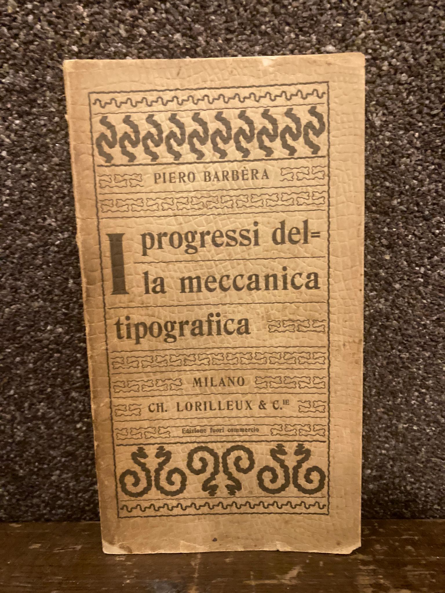 I progressi della meccanica tipografica. Conferenza tenuta alla Scuola Professionale …