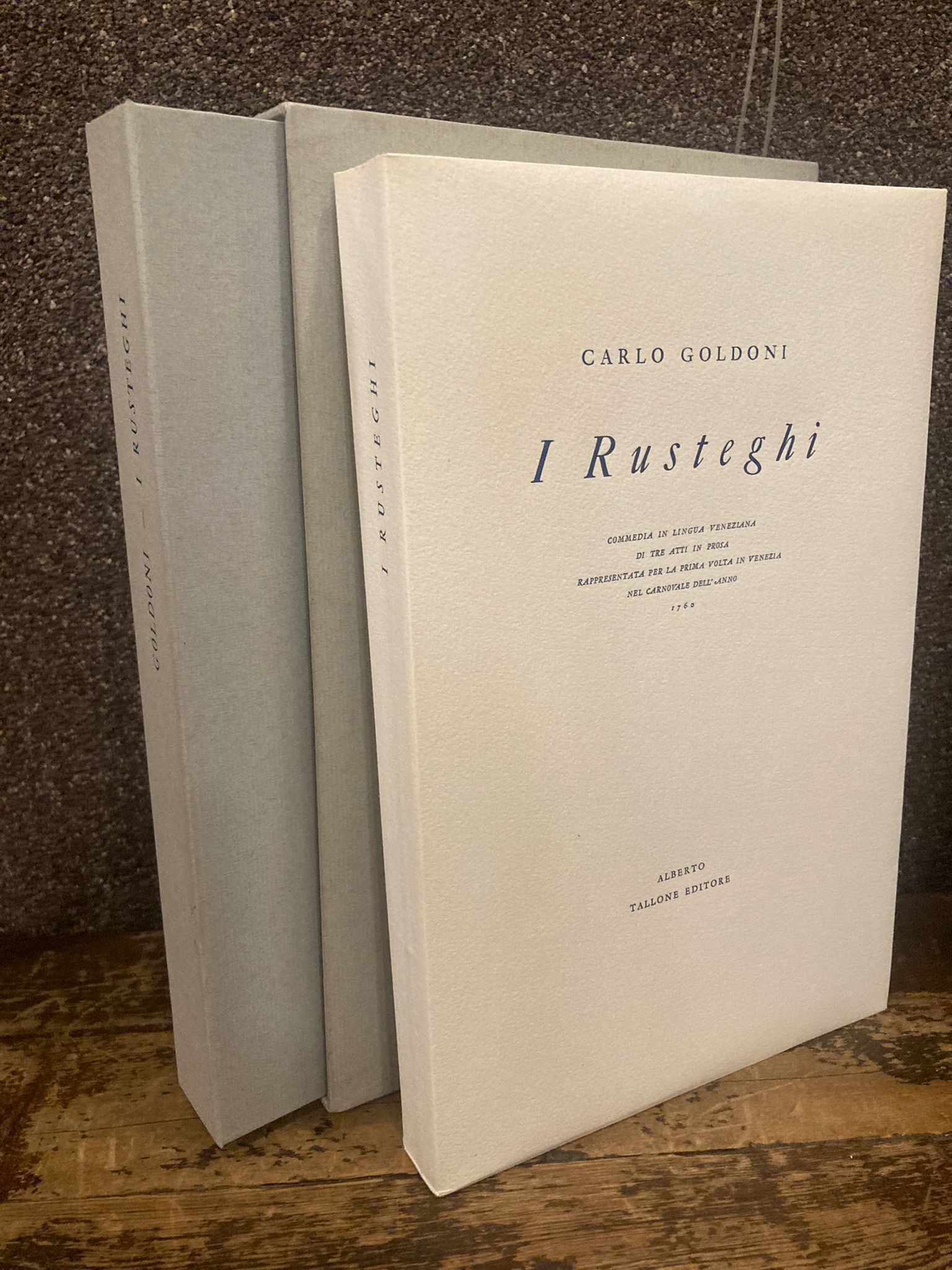 I Rusteghi. Commedia in lingua veneziana di tre atti in …
