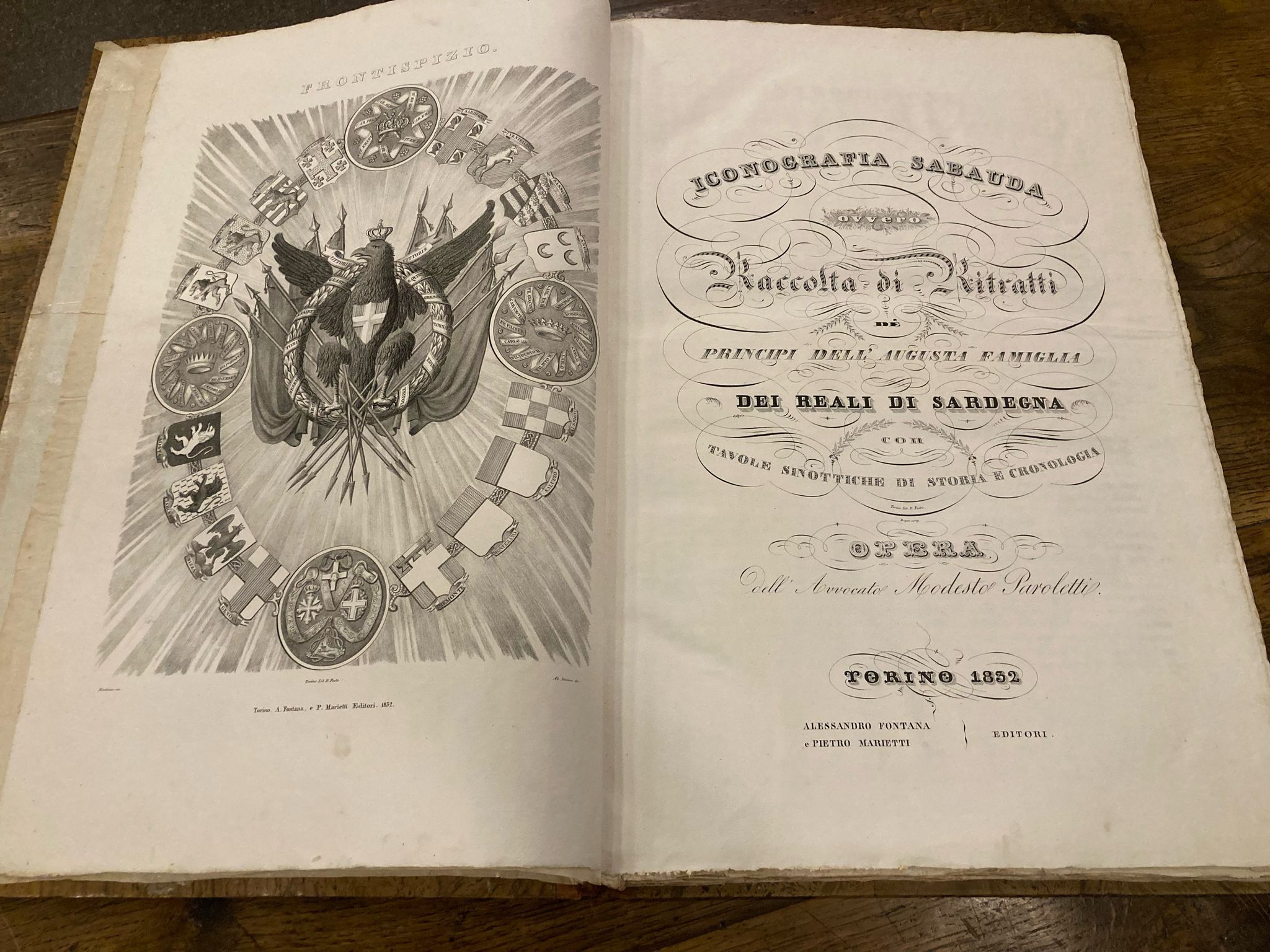 Iconografia Sabauda ovvero Raccolta di Ritratti di Principi dell'Augusta Famiglia …