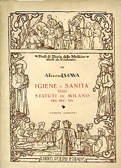 Igiene e sanità negli statuti di Milano del sec. XIV …