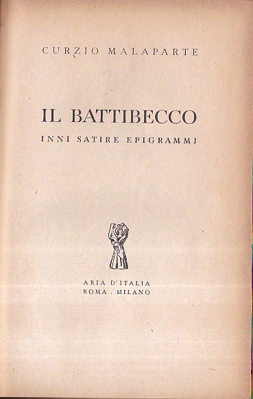 Il battibecco. Inni satire epigrammi