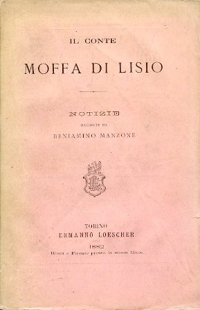 Il Conte Moffa di Lisio. Notizie raccolte