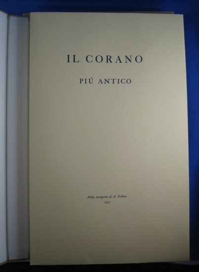 Il Corano più antico