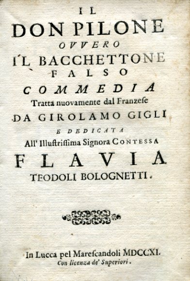 Il Don Pilone ovvero il Bacchettone falso. Commedia tratta nuovamente …