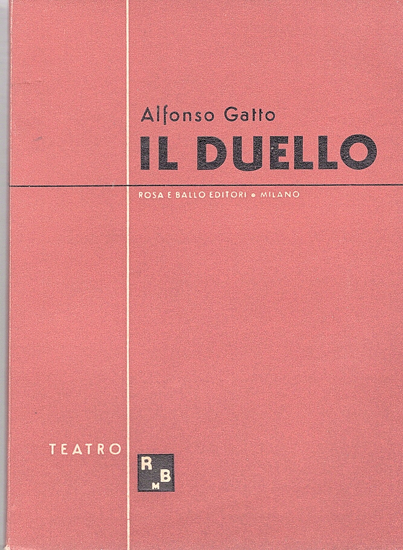 Il duello. Due quadri e due cori (1942)