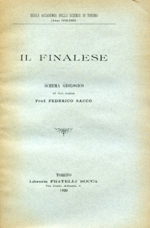 Il Finalese. Schema geologico