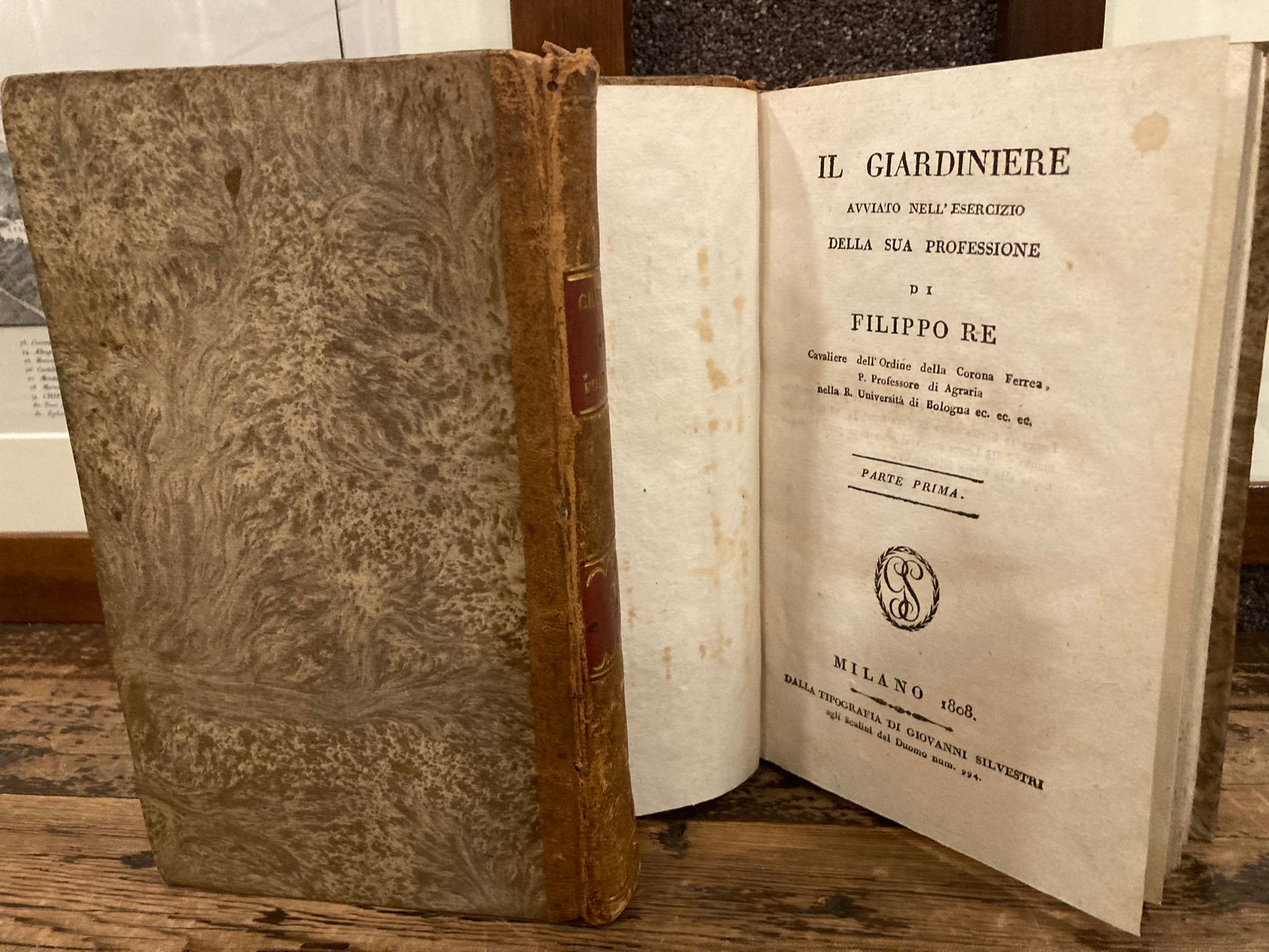 Il giardiniere avviato nell' esercizio della sua professione