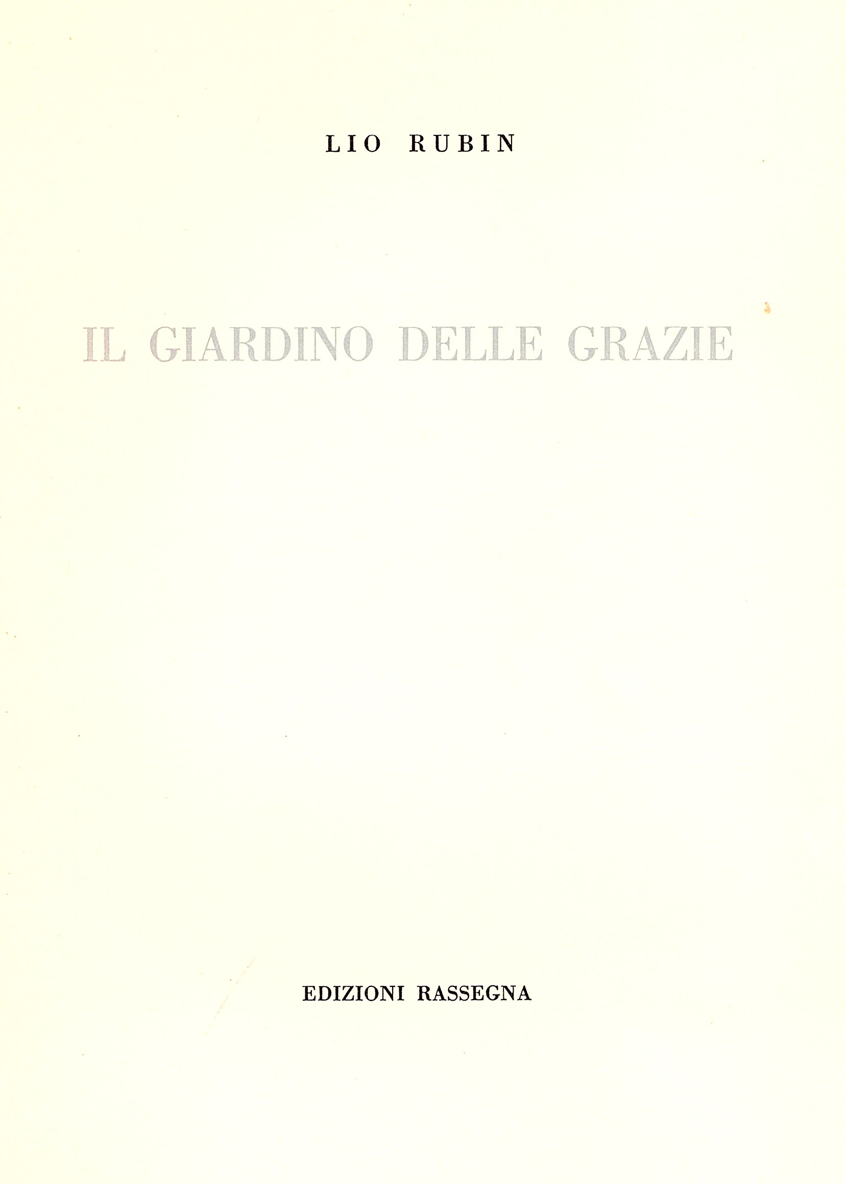 Il giardino delle grazie