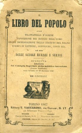 Il Libro del Popolo ossia trattatello d'igiene, esposizione dei doveri …